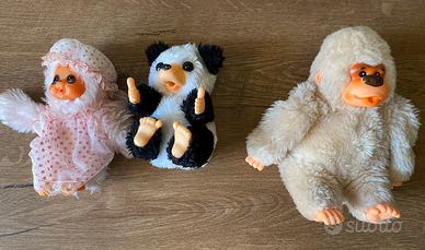 3 peluche vintage anni 80