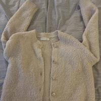 Cardigan teddy beige