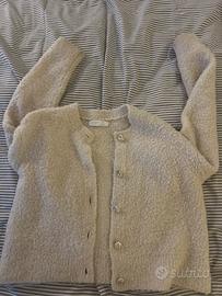 Cardigan teddy beige