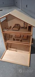 casetta in legno per bimba 