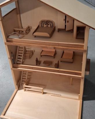 casetta in legno per bimba 