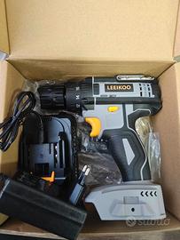 LEEIKOO Avvitatore 21V 2x2Ah