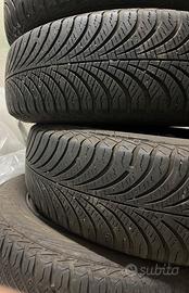 4 Cerchi in ferro + gomme usate 165/70 R 14