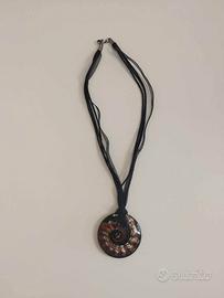 Collana con ciondolo in vetro di Murano Venezia