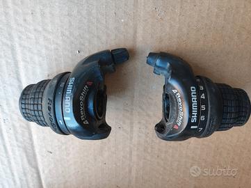 coppia di comandi cambio Shimano Revoshit 3x7 