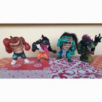 street sharks mattel 4 pz lotto