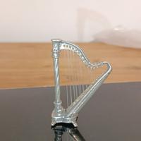 Miniatura Arpa in Argento 800 