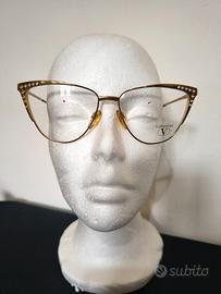 Montatura occhiali Valentino Vintage con strass