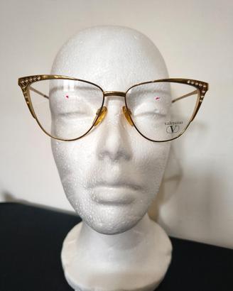 Montatura occhiali Valentino Vintage con strass