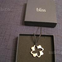 Ciondolo in acciaio con diamante Bliss