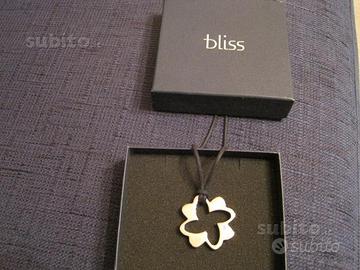 Ciondolo in acciaio con diamante Bliss