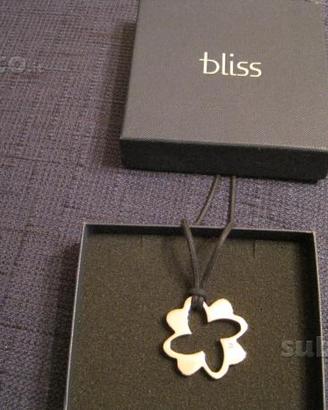 Ciondolo in acciaio con diamante Bliss