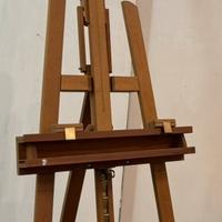 Cavalletto pittore marrone h 220cm