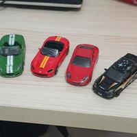 modellini auto Bburago set 4 pezzi scala 1/43