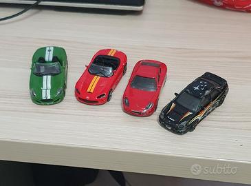 modellini auto Bburago set 4 pezzi scala 1/43