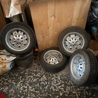 Gomme complete per fiat 500 serie f del 1968