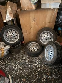 Gomme complete per fiat 500 serie f del 1968