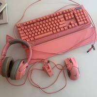 Tastiera meccanica, mouse, cuffie razer