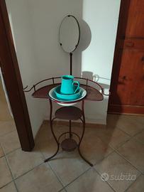 toilette lavabo in ferro 