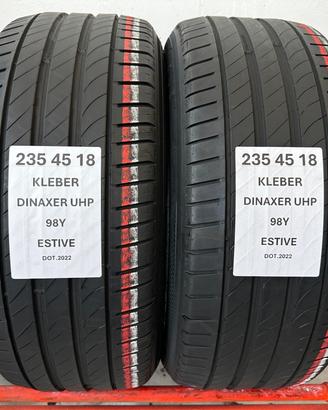 2 gomme 235 45 18 KLEBER