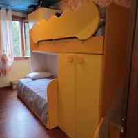 Camera con letti a castello