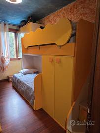 Camera con letti a castello