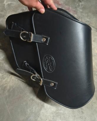 borsa in cuoio  per Honda Rebel 500