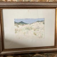 Quadri acquerelli con Cornice DUNE+MONTAGNE