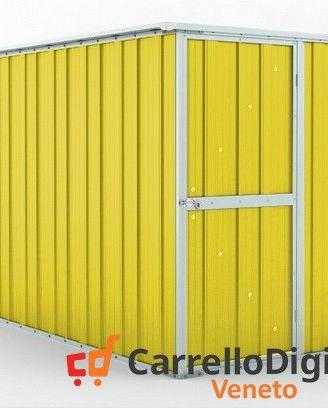 deposito attrezzi giardino 175x307cm 5,4mq giallo