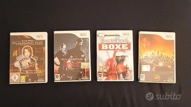 4 giochi per Nintendo Wii