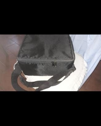 Porta CD a valigetta nero