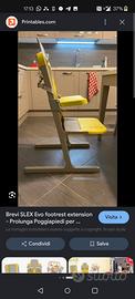 Seggiolone brevi slex evo evolutivo e regolabile