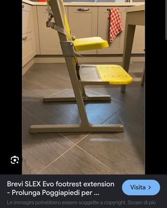Seggiolone brevi slex evo evolutivo e regolabile