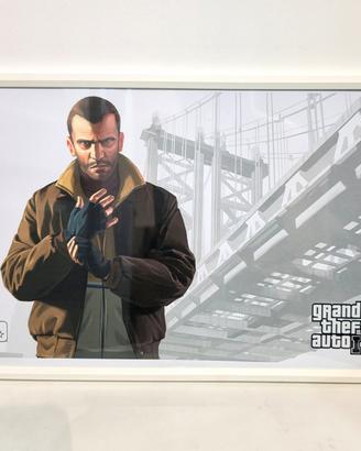 Poster Niko Bellic GTA IV 4