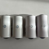 4  Luci a led RGB ricari con sensore di movimento