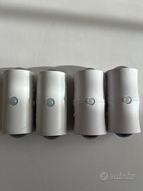 4  Luci a led RGB ricari con sensore di movimento