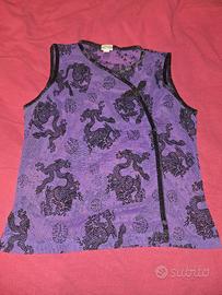 maglia Intimissimi trasparente viola
