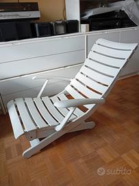 Sedia sdraio plastica