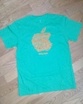 T shirt Apple Camp Taglia L Junior Nuova