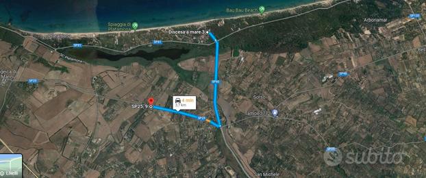 Proprietà indipendente con terreno 2 Km da mare