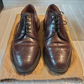 ALLEN EDMONDS, Derby (Brogue) bordeaux in CORDOVAN