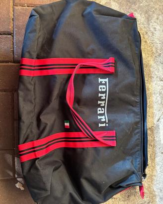 Borsa Ferrari originale nera e rossa