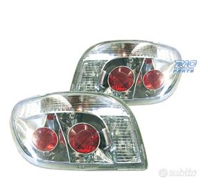FANALI TOYOTA YARIS 95-05 FONDO CROMATO