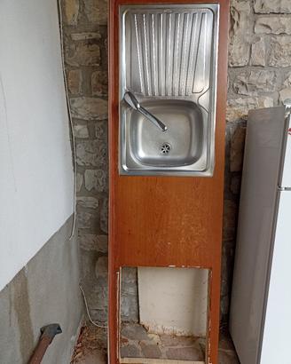 top cucina con lavello 