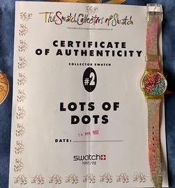 Swatch Lot of dots
