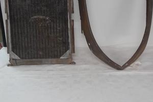 radiatore e nascherina fiat 508 Balilla 4 marce