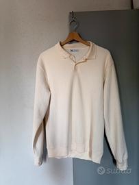 Maglia a costine Zara con colletto a polo M uomo