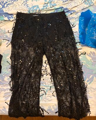 Pantalone vedo non vedo con paillettes