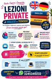 lezioni di inglese e tedesco 
