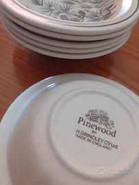 Set ciotoline W.H. Grindley Pinewood vintage 